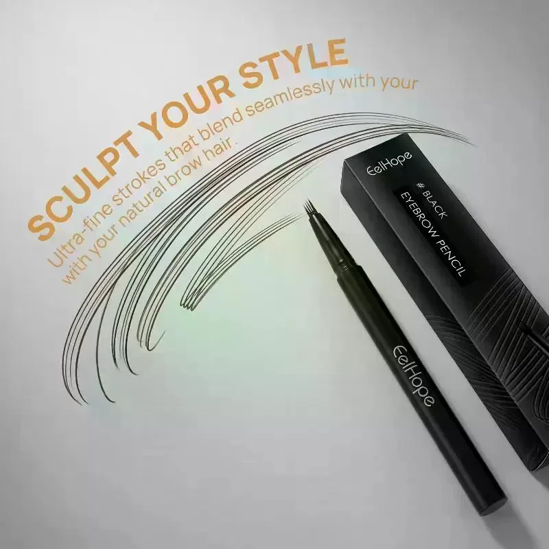 Four-Pronged Eyebrow Pencil Waterproof Long-Lasting Anti-Smudged Eyebrow Pencil Natural Shaping Eyebrow Pencil Cosmetic Product