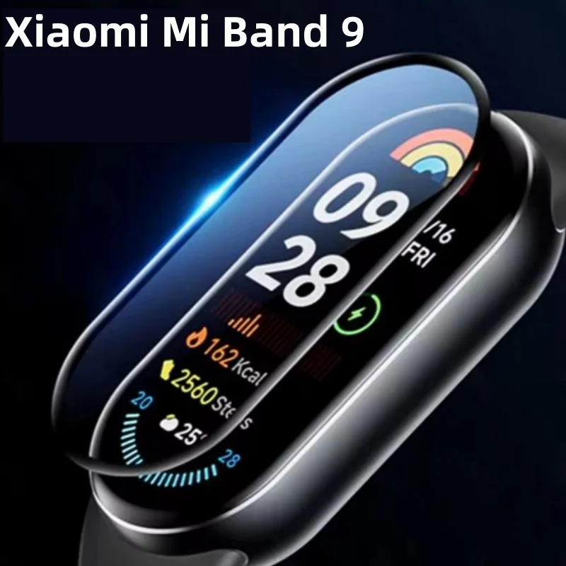 1-3 pezzi pellicola proteggi schermo per Xaomi Mi Band 9 3D copertura completa anti-graffio pellicola protettiva morbida in TPU per Xaomi Mi Band 9