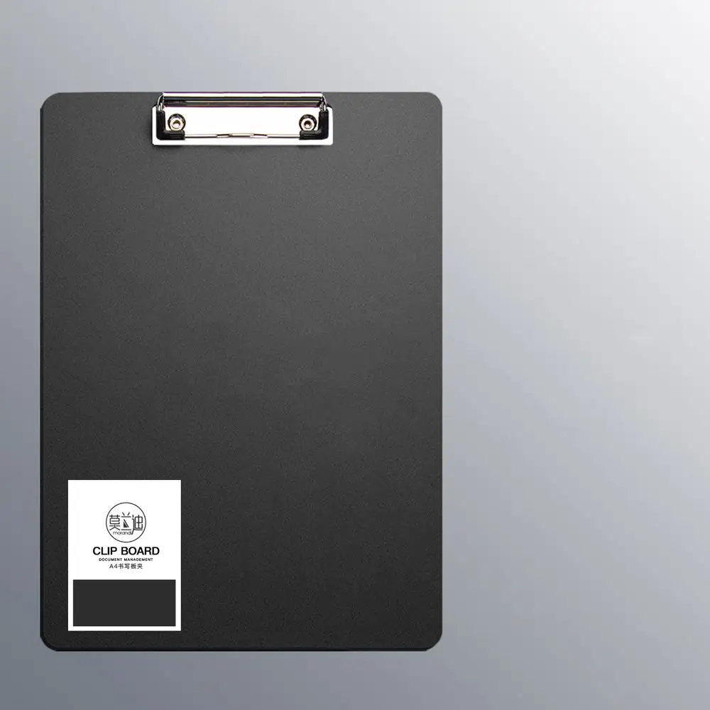 

Student Profile Clip Hardboard Clip Board with Low Profile Clip Writing Pad Plastic Clipboard File Folder Splint Memo Clip