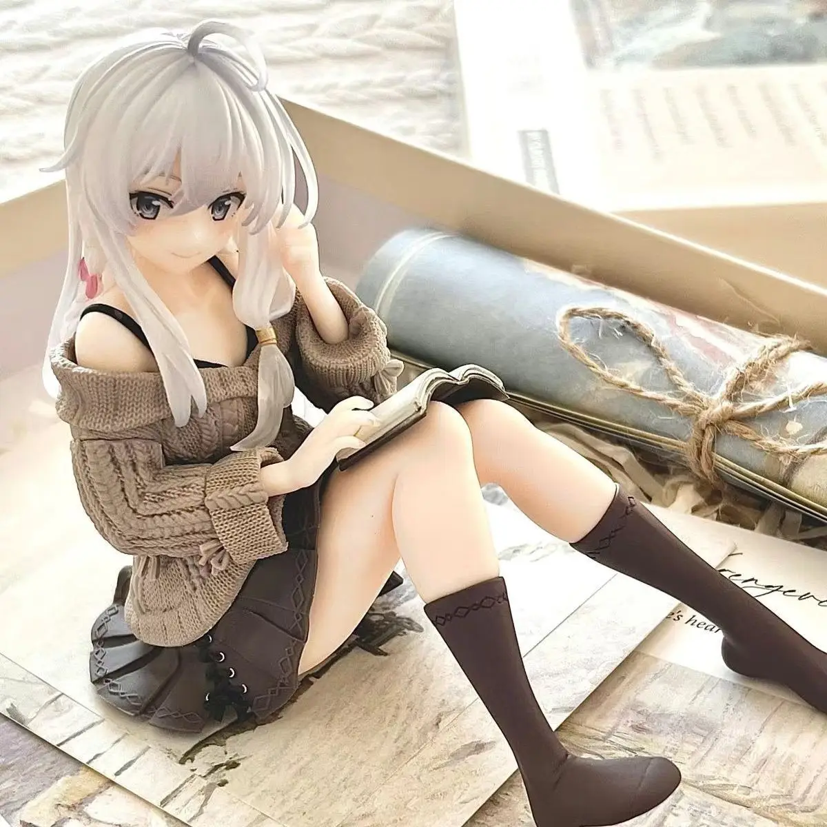 10cm Wandering Witch Anime Figure Collection Toys The Journey Of Elaina Action Figure PVC Model Doll Gift