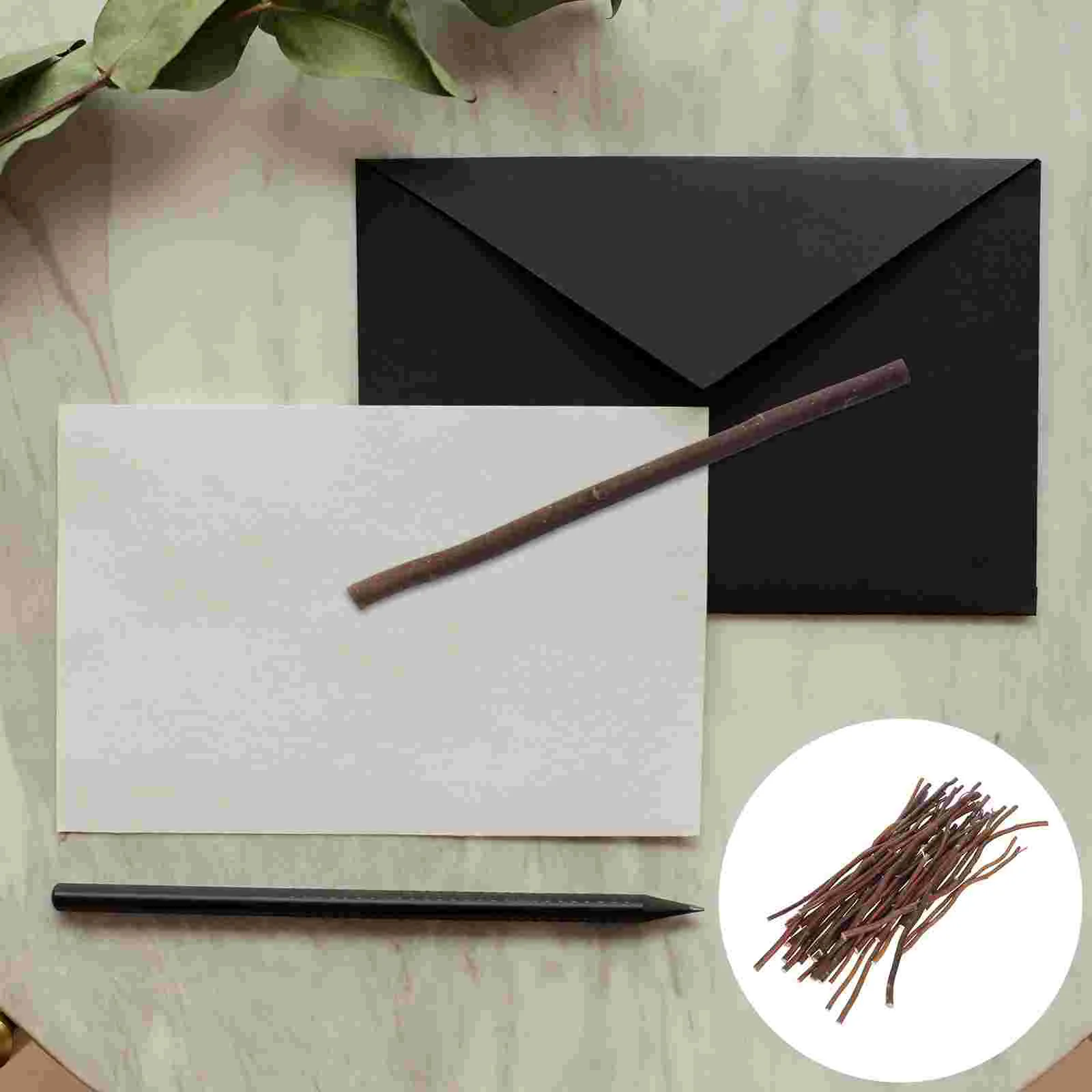 

40 Pcs Branch Exquisite DIY Wood Sticks Delicate Branches Decor Home Accessories Apple Twig Accessory Craft Adornment Wooden