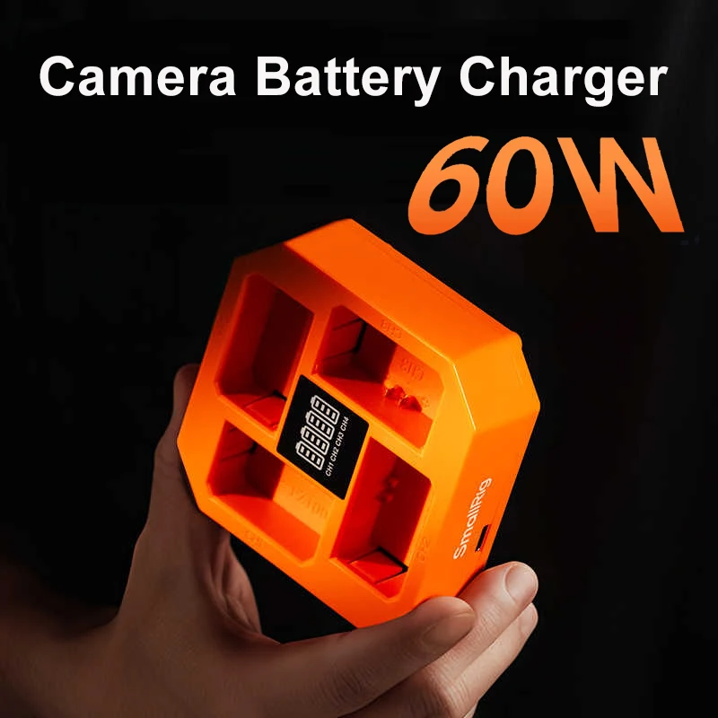 

Зарядное устройство SmallRig для четырех камер с аккумуляторами Sony NP-FZ100, NP-FW50 и Nikon EN-EL15c