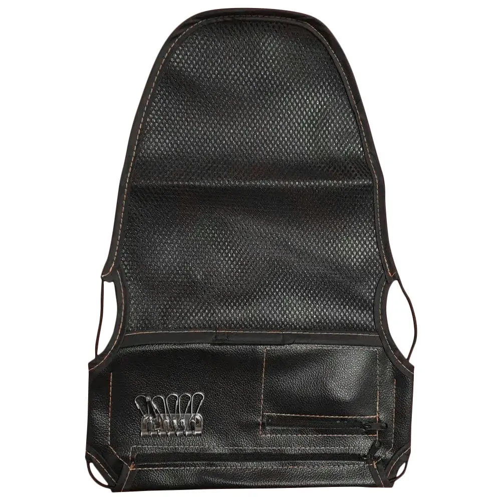 오토바이 시트 백 고급 금속 시트 밑 파우치 쉬운 설치 견고한 장식 일상 용품 스쿠터 수납 가방 모터바이크