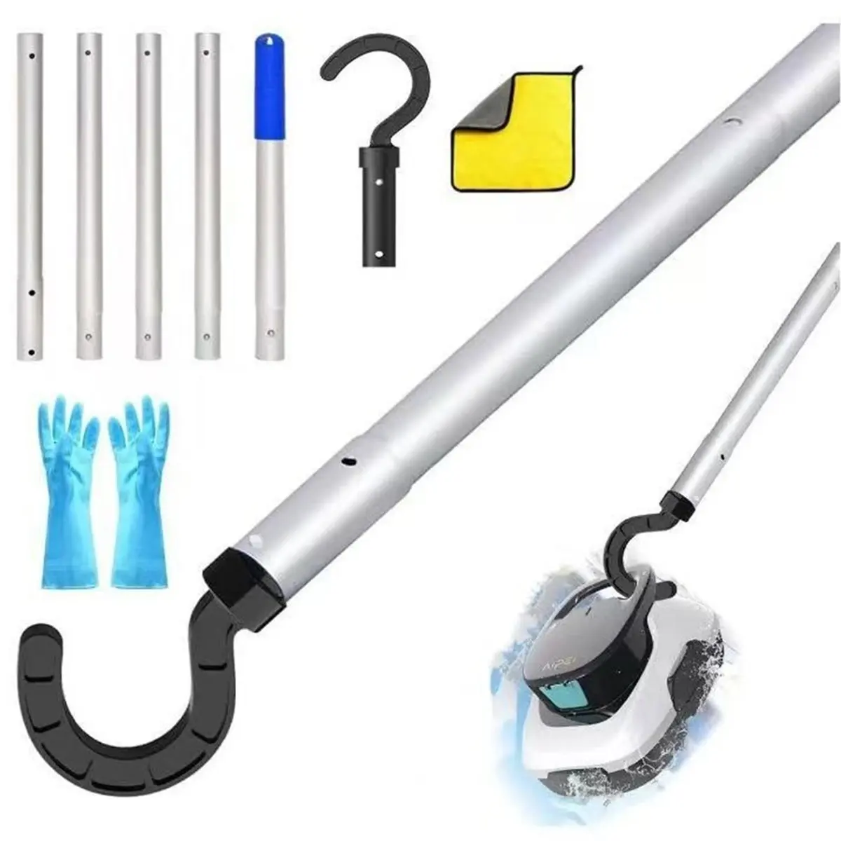 ABME New Hook for Pool Robot Removal Removable Pool Vacuum Hook Cleaner Replacement Parts Swimming Pool Accessories