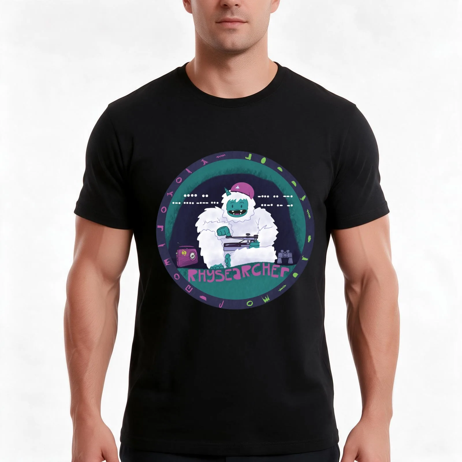Rhysearcher - The Cryptid Factor T-Shirt Summer Casual Cotton Tee Oversized Streetwear Tops Vintage Graphic Print