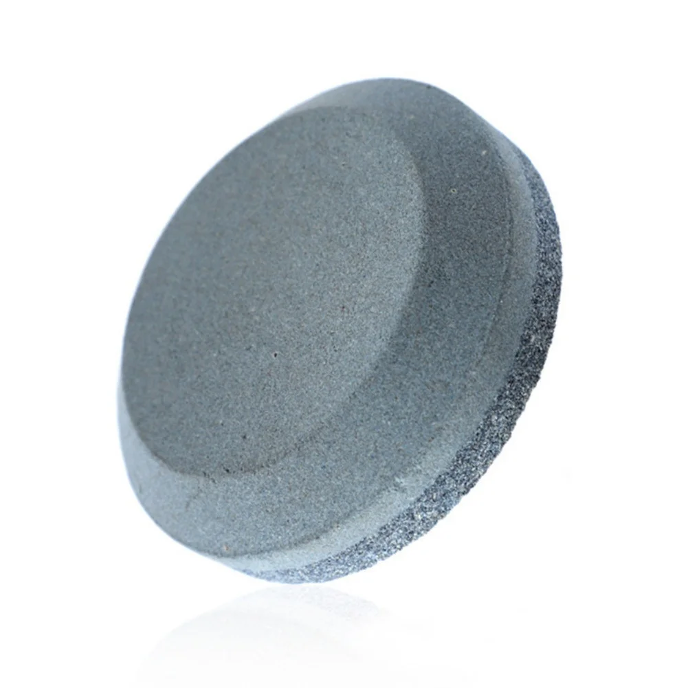 Double Sided Round Sharpening Stone 120 180 240 400 Grit Brown Corundum Whetstone For Axe Household Power Tools