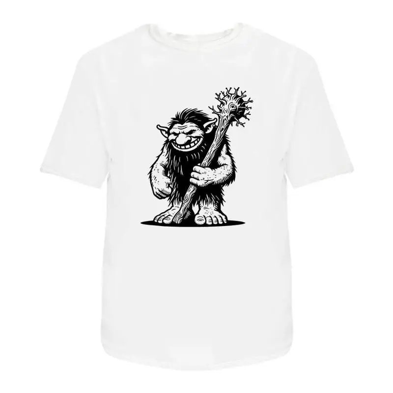 

Nordic Troll With Club' Cotton T Shirt Ta048749