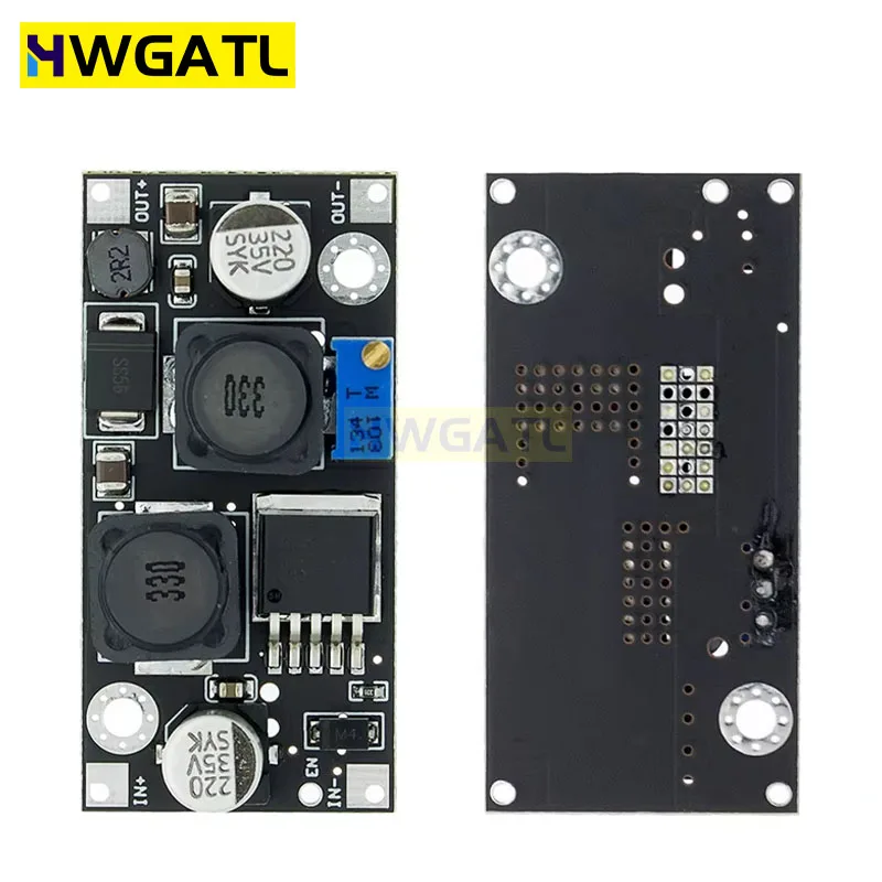 HWGATL XL6019 (XL6009 upgrade) Automatic step-up step-down Dc-Dc Adjustable Converter Power Supply Module 20W 5-32V to 1.3-35V