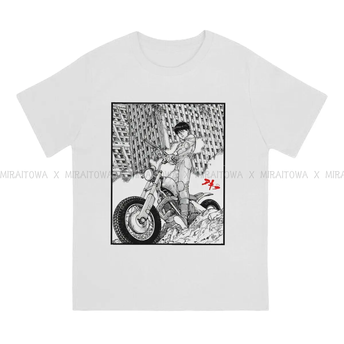 AKIRA Manga  T Shirt Punk Men's Tees Summer Cotton Tops Harajuku Crewneck TShirt