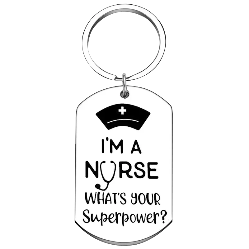 Hot New Nurse's Day Gift Keychain Pendant I Am Nurse Key Chains Doctor Birthday Gift