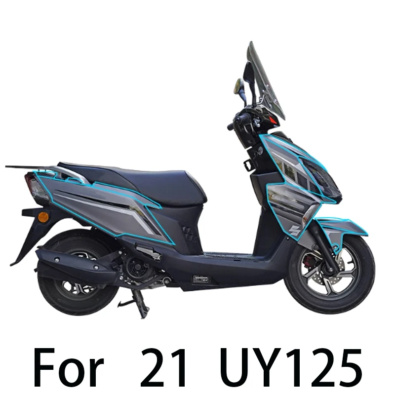 

For 21-23 UY125 Type Invisible clothing Waterproof instrument Headlight sticker modify Accessories