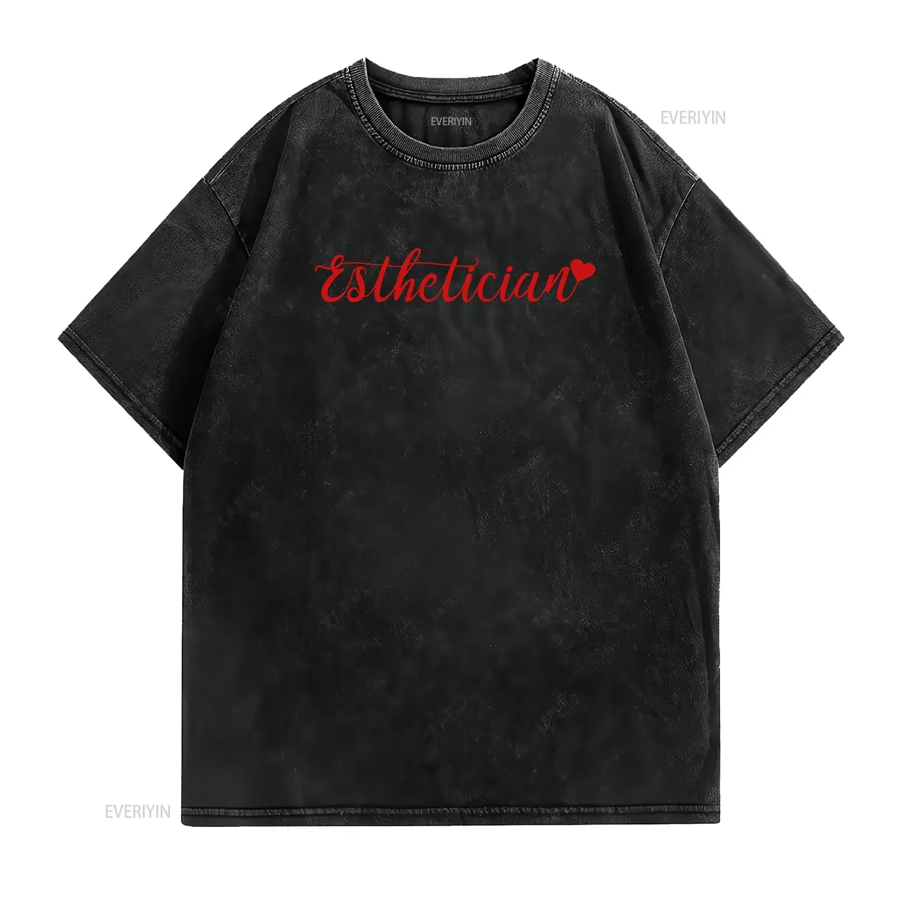 Esthetician T Shirt Beautician gifts Dermatologist Cosmetologist vintage Washed homme Unisex Stretched fashion designer clothes