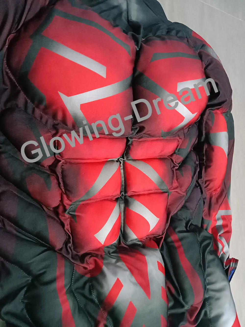 Glowing Dream High Quality Darth Maul Costume With Muscle Fullbody Fake Muscle Suit