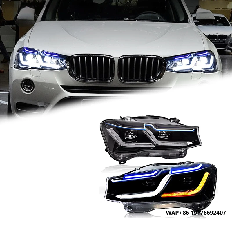 

Автомобильные фары FT для BMW X3 F25, светодиодные фары 2011-2018 X4 F26, светодиодные фары для проектора, дневные ходовые огни, автомобильные аксессуары