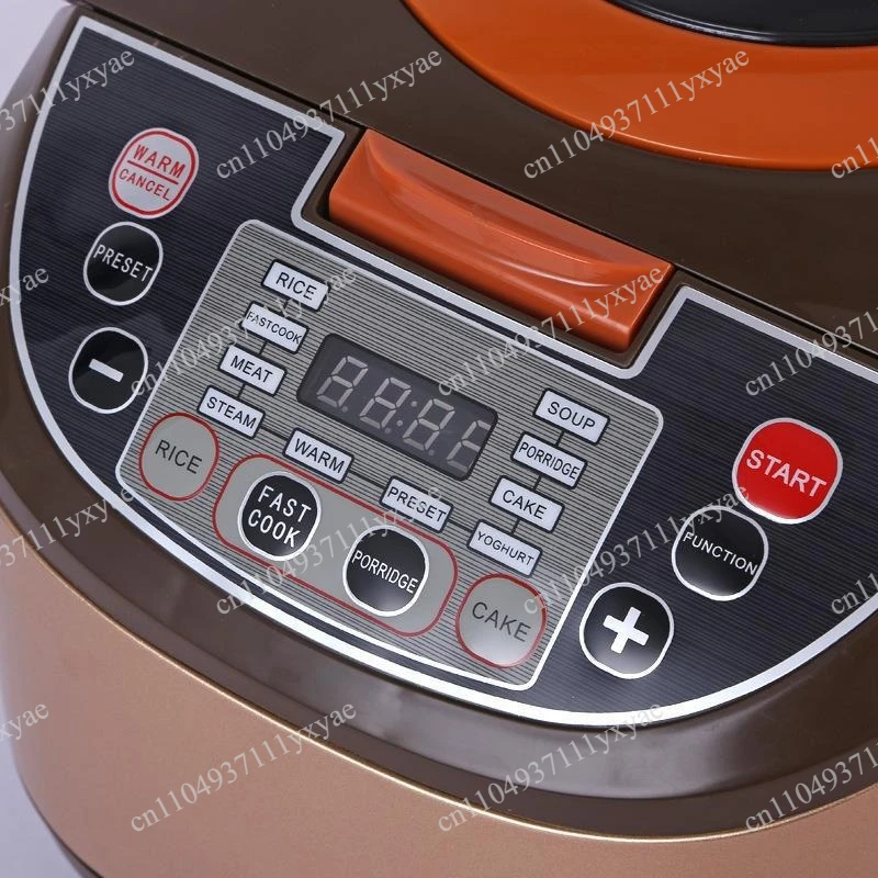 Household 5L multi-function rice cooker, heating intelligent visual