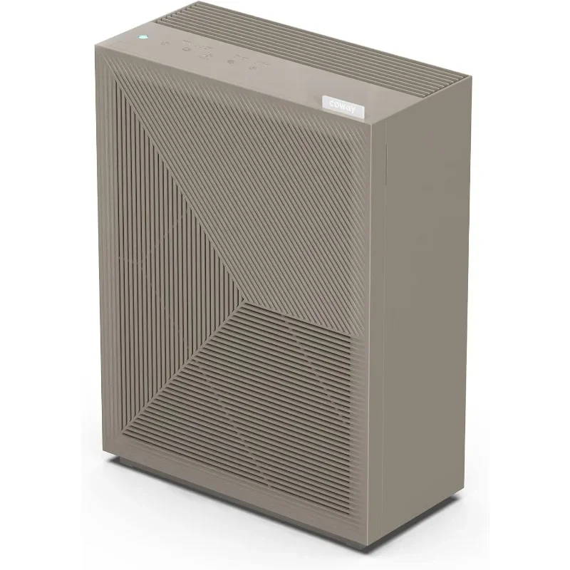 Coway Airmega 240 True HEPA Air Purifier with Air Quality Monitoring, Auto, and Filter Indicator, Warm Gray