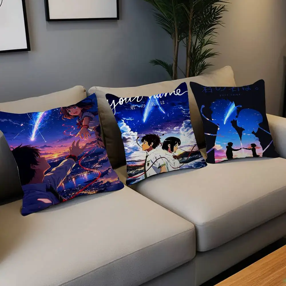 Classic Anime Your Name Pillow Anime Pillow Sofa Bed Head Pillow Cover Cushion Cover 45x45 cm Fashion