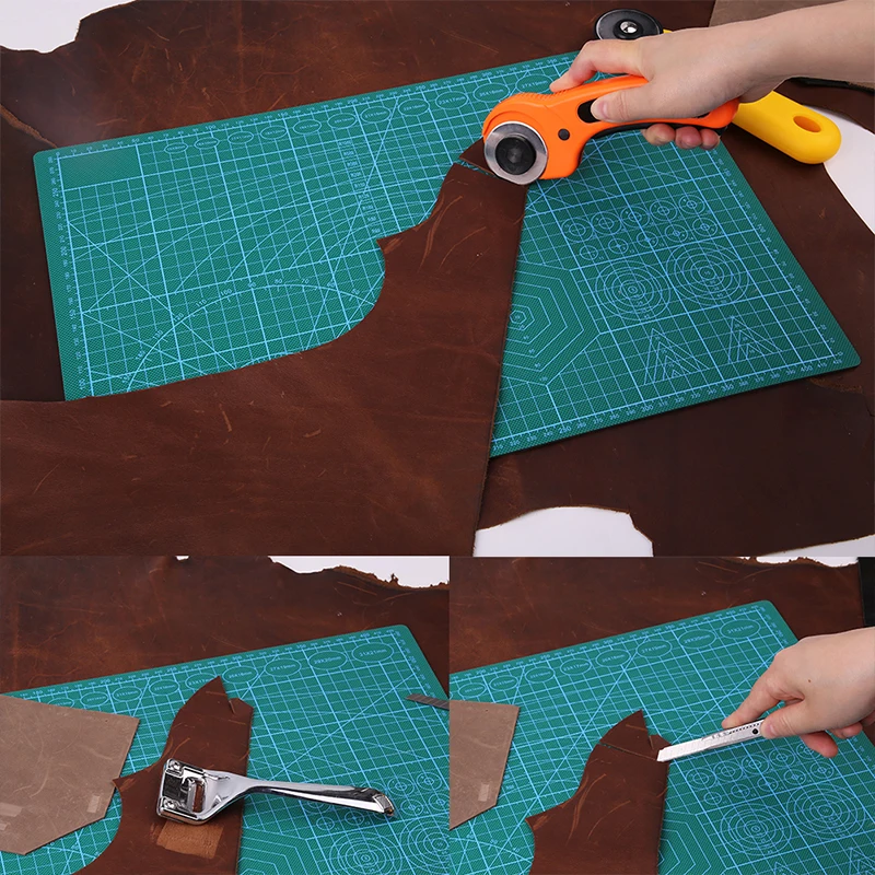 A4 PVC Double-sided Self-healing Cutting Mat Patchwork Carving Pad DIY Cutting Board Lasting Non-slip Repair Tool