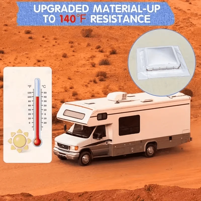 Wasserdichtes Dachreparaturband für Wohnmobile & Wohnwagen, UV-beständige, wetterfeste Dichtung, sofortige Abdichtung – Detail 9