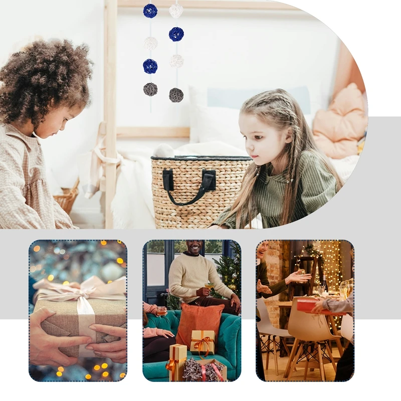 

Декоративные шары, 15 шт., шарики из ротанга, декоративные шарики, наполнители для ваз, декор стола, для потолка, шаровые украшения из виноградной лозы