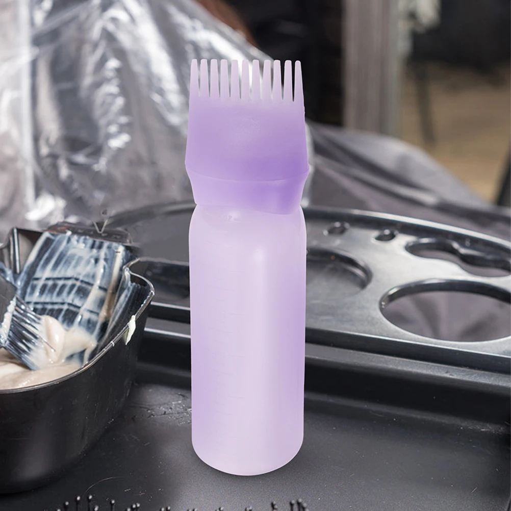 

1 Set Dye Coloring Kit Applicator Bottle Root Comb Gloves For Home Salon Diy Hair Bleaching Tool Set Oil Applicator Styling