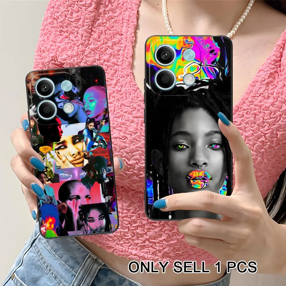 

Willow Smith Matte TPU Mobile Phone Case for Xiaomi Redmi Note 14 13 12 11 S Pro Plus 4G 5G Colorful Printing Cover