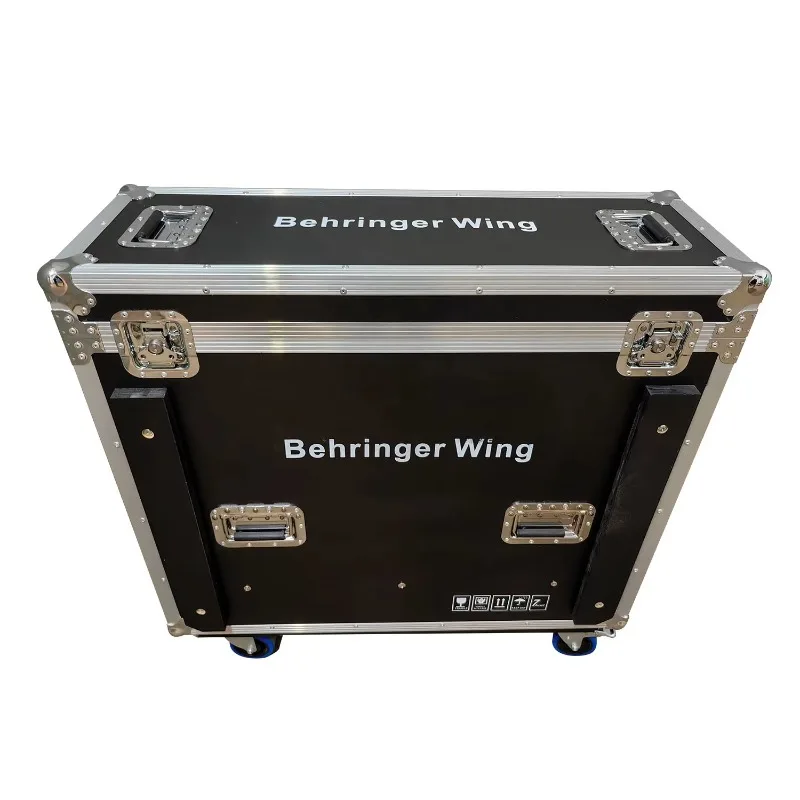 Estuche de Transporte Personalizado para Behringer Wing con Ruedas, Sistema de Sonido PA, Mezclador Digital, Versión Normal de Tres Aberturas