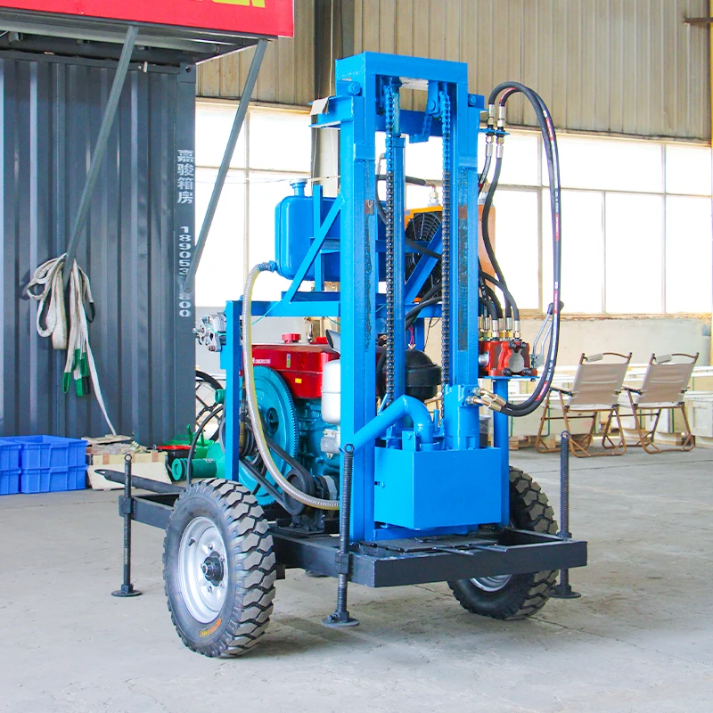 Water Well Drilling Rig Hydraulic Well Drilling Rig 22HP 28HP Water Well Drilling Rig
