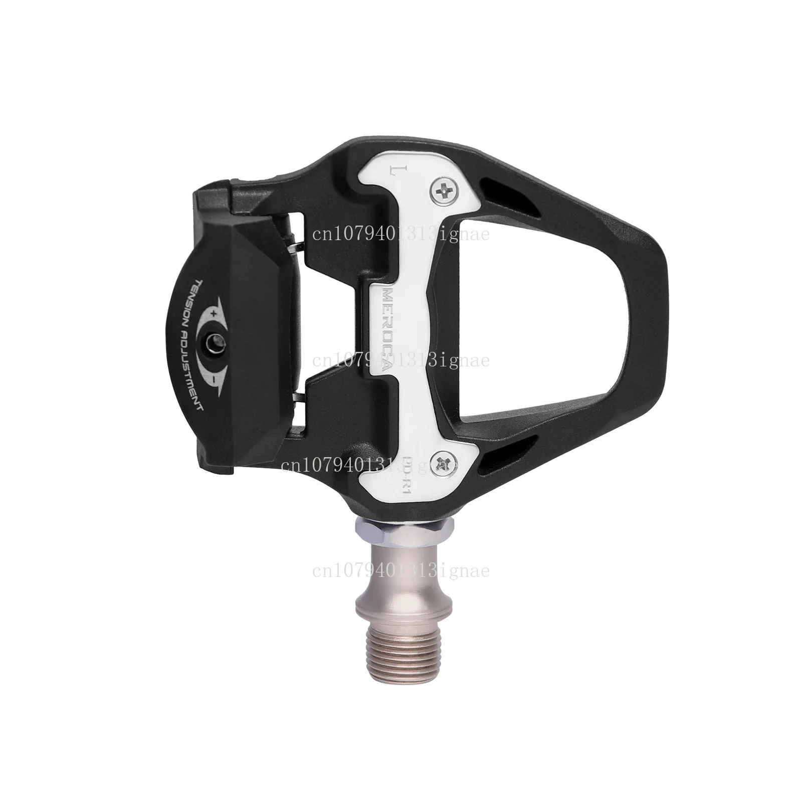Bicycle self-locking pedal, road bicycle nylon lock pedal, with lock piece, pedal riding equipment