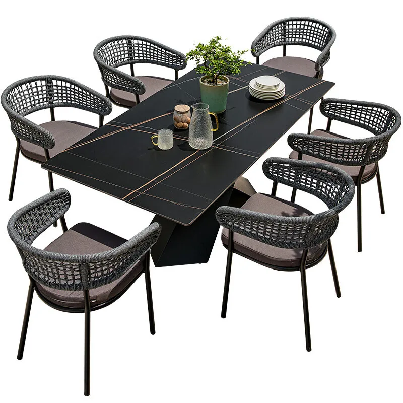 

Outdoor tables and chairs courtyard garden outdoor terrace balcony Nordic creative leisure