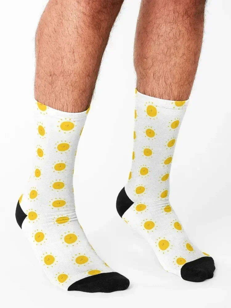 Mr. Sunshine Socks para homens e mulheres, escalada, ginásio, ciclismo, novidade