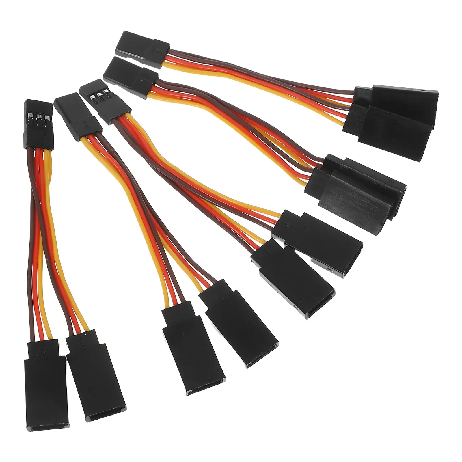 

5Pcs Compact Y-Type Extension Cable for Rc Car Helicopter Signal Splitter Stable Transmission Wear-Resistant Precision