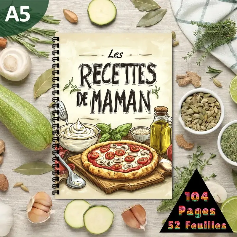 livro-de-receitas-frances-com-encadernacao-espiral-a5-colecao-de-receitas-para-homens-e-mulheres-capacidade-para-ate-100-receitas