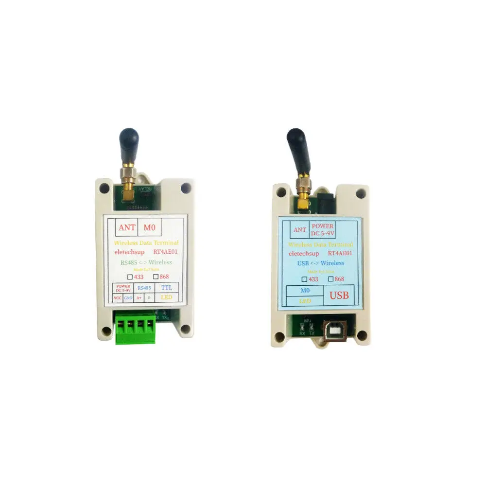 

RS485 to USB RS45 UART Transceiver Serial Data Long-Distance Transmission 868MHz