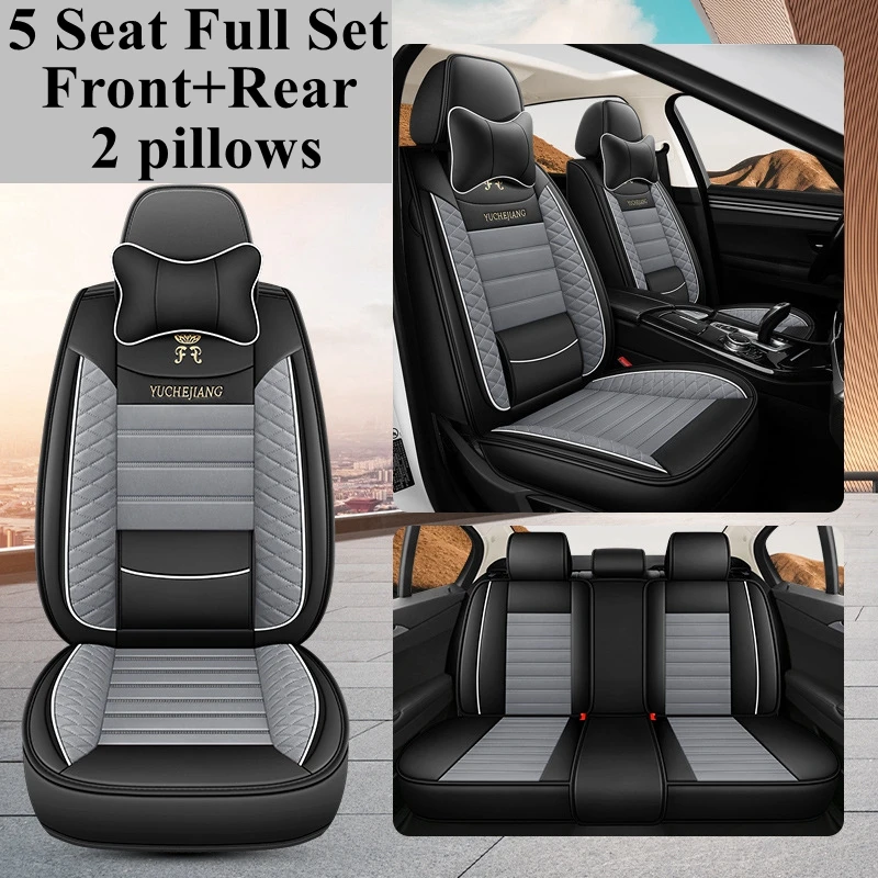 

Front+Rear Car Seat Covers for Honda City 2018 City Civic Fit Great Wall Hover C20R C30 C50 C70 M2 M6 H1 H2 H3 H4 H5 H6 H7 H8 H9