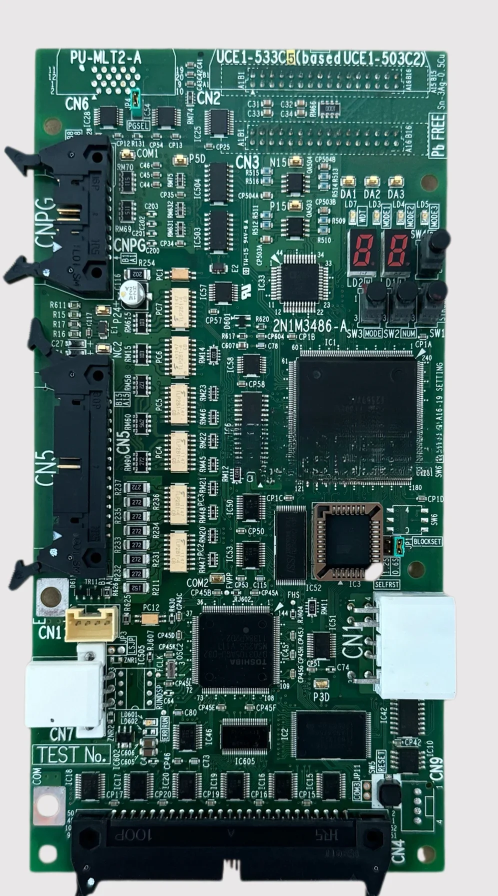 Scheda principale ascensore/IO CV330A335/PU-MLT2-A/UCE1-533C I/O-MLT2-A spot