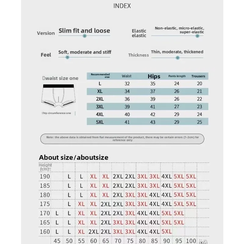 4PCS Ice Silk Underwear Men's Breathable and Comfortable Bottom Crotch Men's Underwear Cold Boxer Underwear view 4