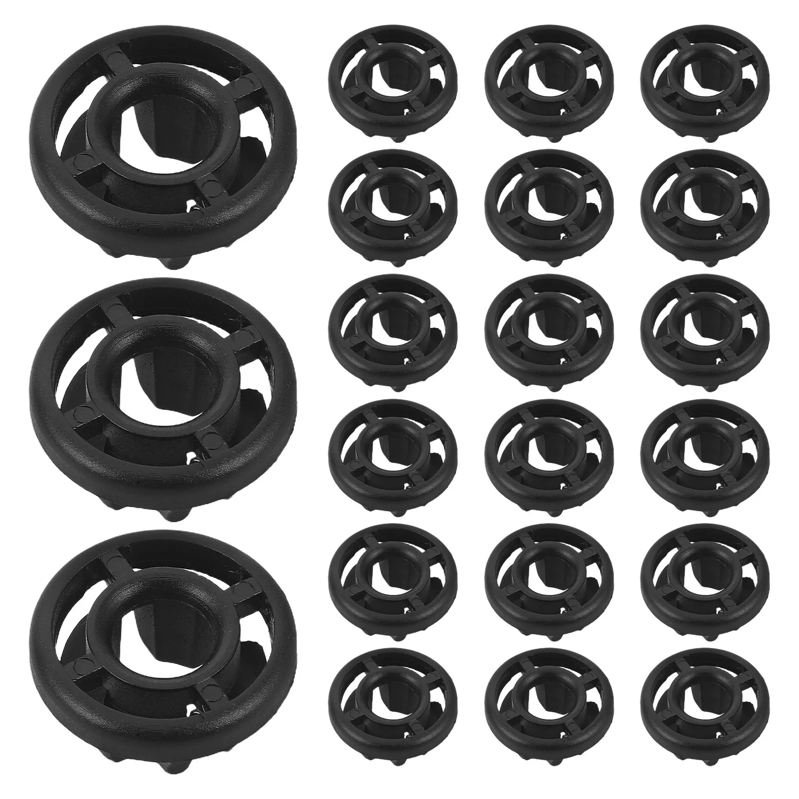 

80Pcs Car Hood Prop Rod Clips Anti-Vibration Engine Hood Support Grommet Clamp Replacement for Vehicle Maintenance Use