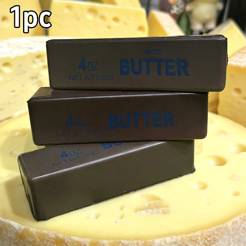 Slow Rebound Cute Butter Extrusion Pressure Ball New Extrusion Ball Simulation Butter Stick Soft Extrusion Decompression Toys