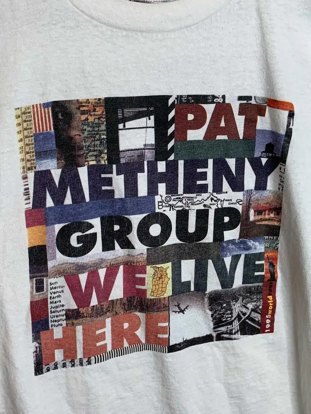 1995 Pat Metheny Group We Live Here Tour T-Shirt Cotton S to 5XL US112
