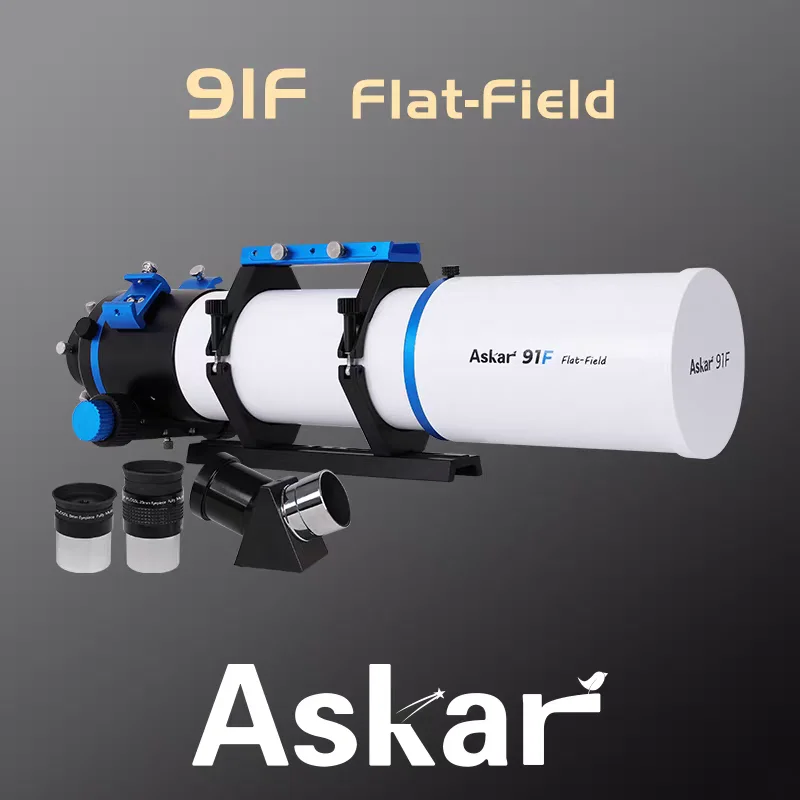 تلسكوب أسنار 91F F/6.7 رباعي الأرجل 609 ملم مسطح ذاتي المسطح للمراقبة الفلكية