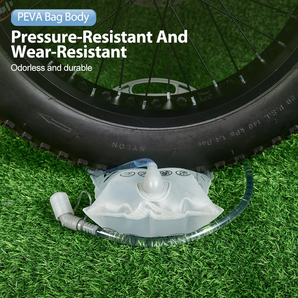 NEWBOLER Wasserblase Trinkrucksack 2L Kapazität PEVA Wasserbeutel Reservoir zum Laufen Radfahren Trinkwasser Aufbewahrungstasche – Detail 6