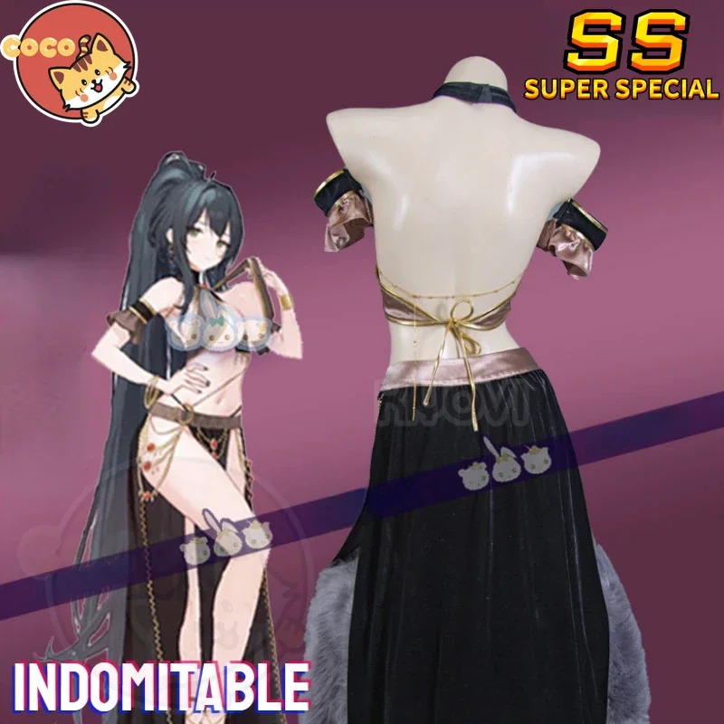 Azur Lane Indomitable Dancer Cosplay Costume Game Azur Lane HMS Indomitable Cosplay Dancer Costume Sexy Dress Cosplay CoCos-SS