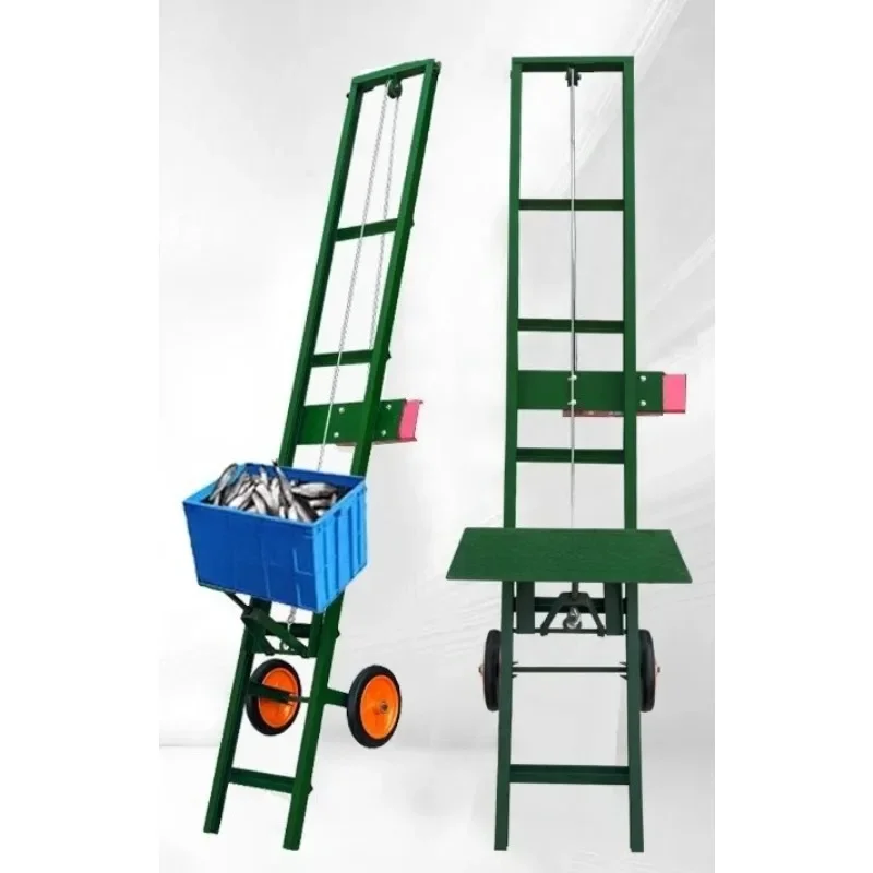 

Automatic Fish pond loader 4m 5m Fish farming machine Construction site winch Electric Crane loader Cargo machine Transportation