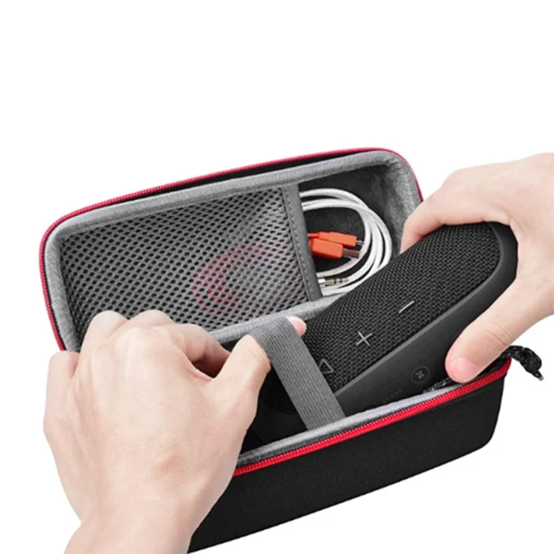 N75R-Portable Speaker Carry Case For  Flip 4 Waterproof Hard Shell Travel Protective Storage Bag