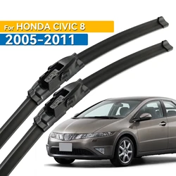 Erick's Wiper Front Wiper Blades For Honda Civic 8 European Hatchback Windshield Windscreen Window Car Rain Brushes 26