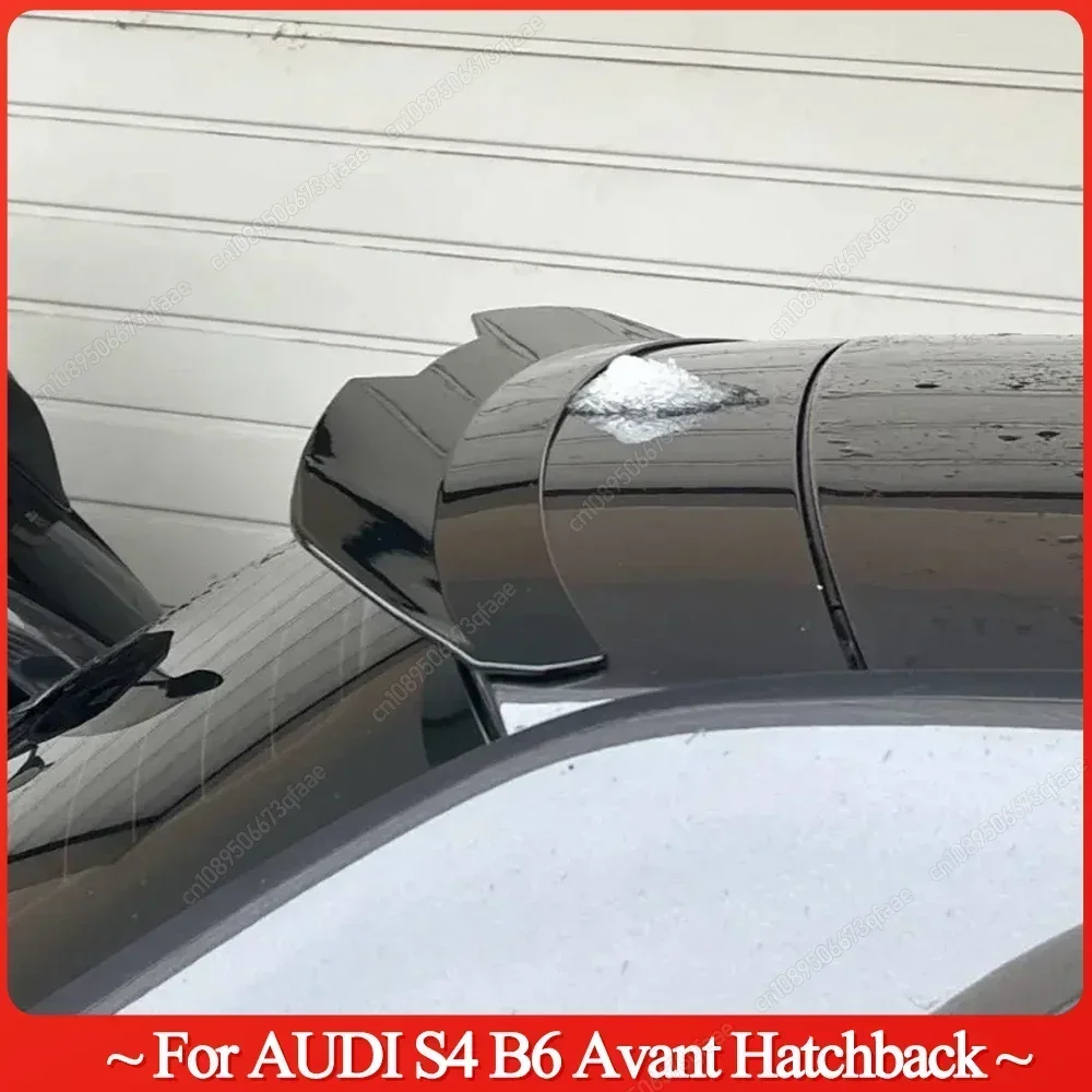 

Универсальный задний спойлер на крышу, крыло для AUDI S4 B6 Avant Hatchback, заднее хвостовое крыло, комплект тюнинга, глянцевый черный ABS