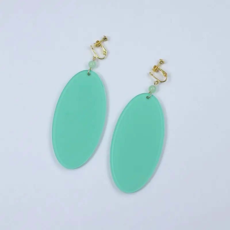 Anime Momo Ayase Earrings Women Girls Dandadan Cosplay Costume Earrings Party Halloween Props