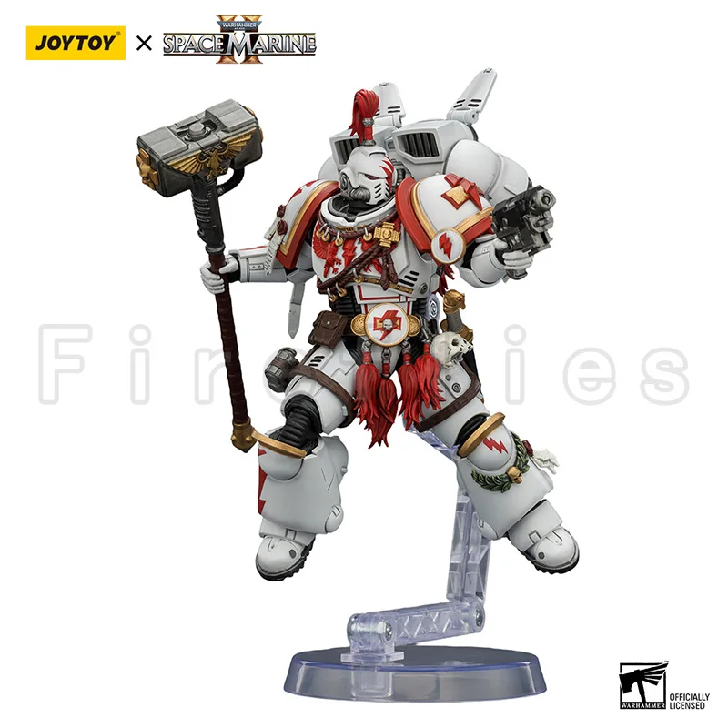 

[Pre-Order]1/18 JOYTOY Action Figure 40K Game Edition White Scars Assault Intercessor Champion Thunder Hammer Bolt Pistol Toy