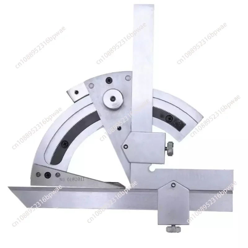 Hi-quality Carbon Steel Universal Bevel Protractor 0-320 Degree Accuracy Angle Measuring Ruler Tools Accuracy of 0.02